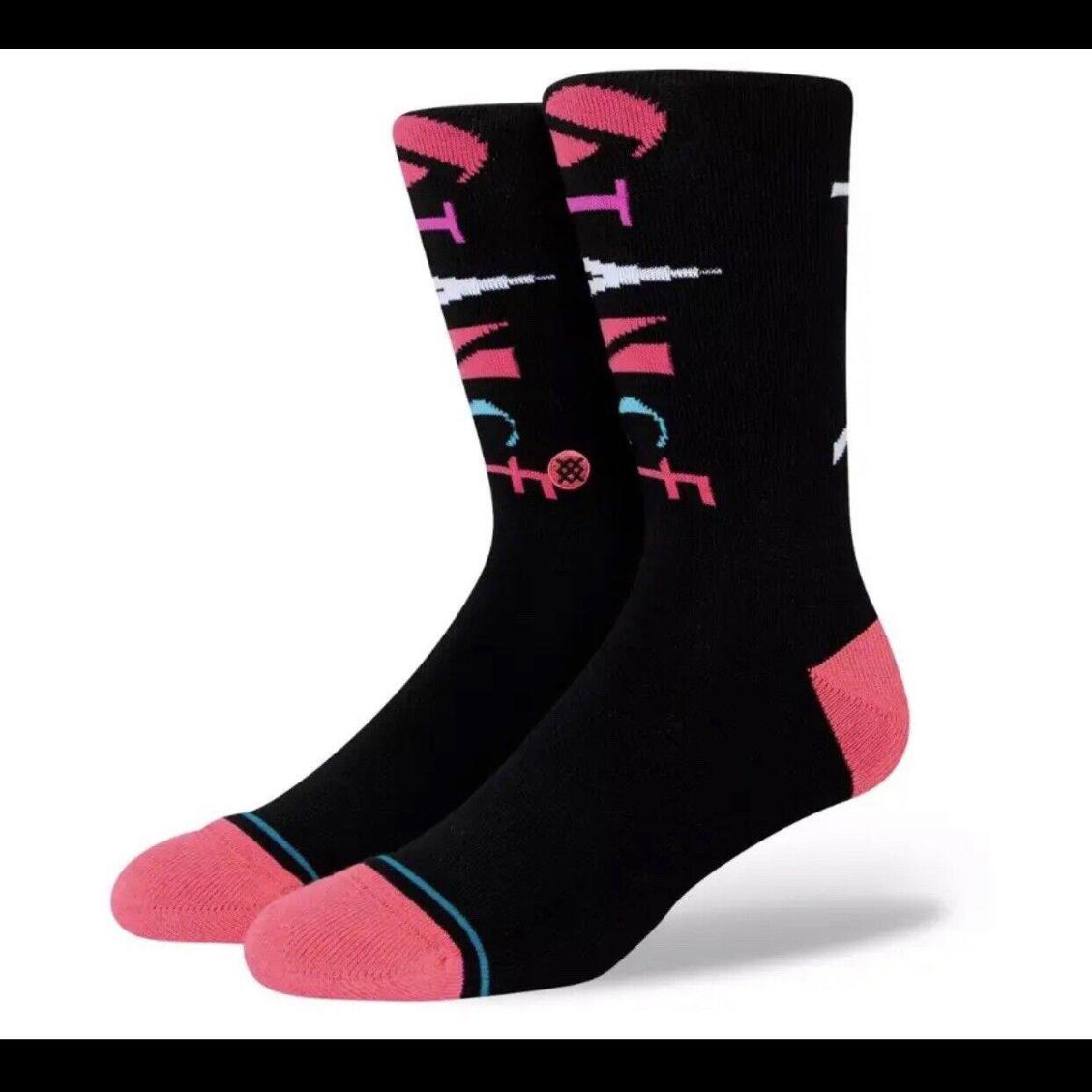 Stance X Wade Casual Dwyane Wade Collection Logo Mod Crew Socks Large 612 Nwt